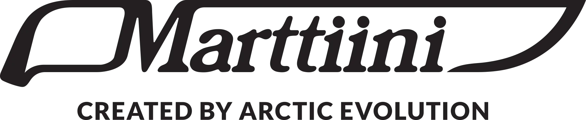 Marttiini Logo Slogan Black XL