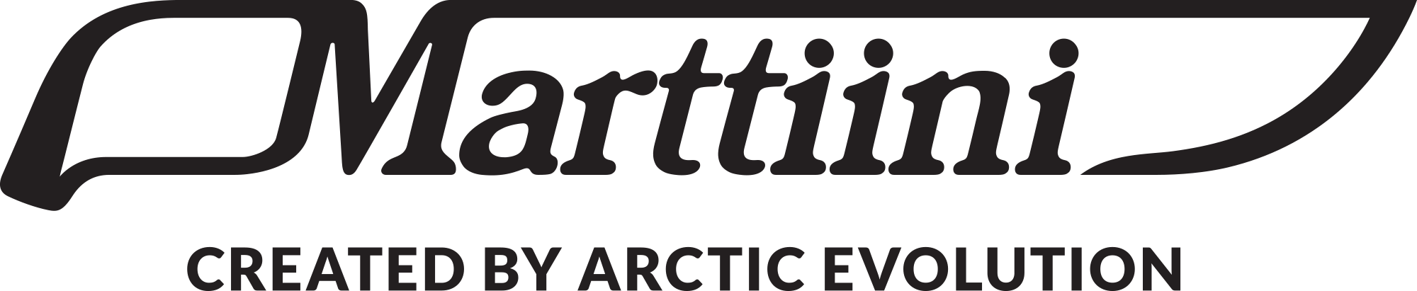 Marttiini Logo Slogan Black XL